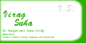 virag suha business card